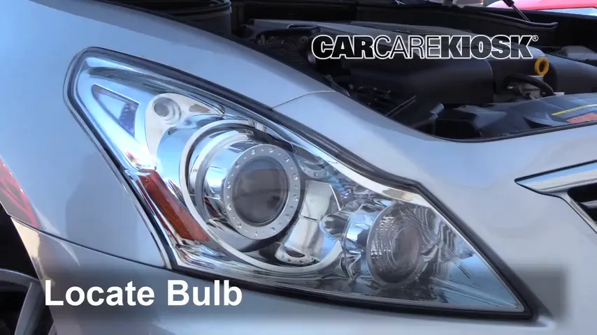 2015 Infiniti Q40 3.7L V6 Lights Headlight (replace bulb)